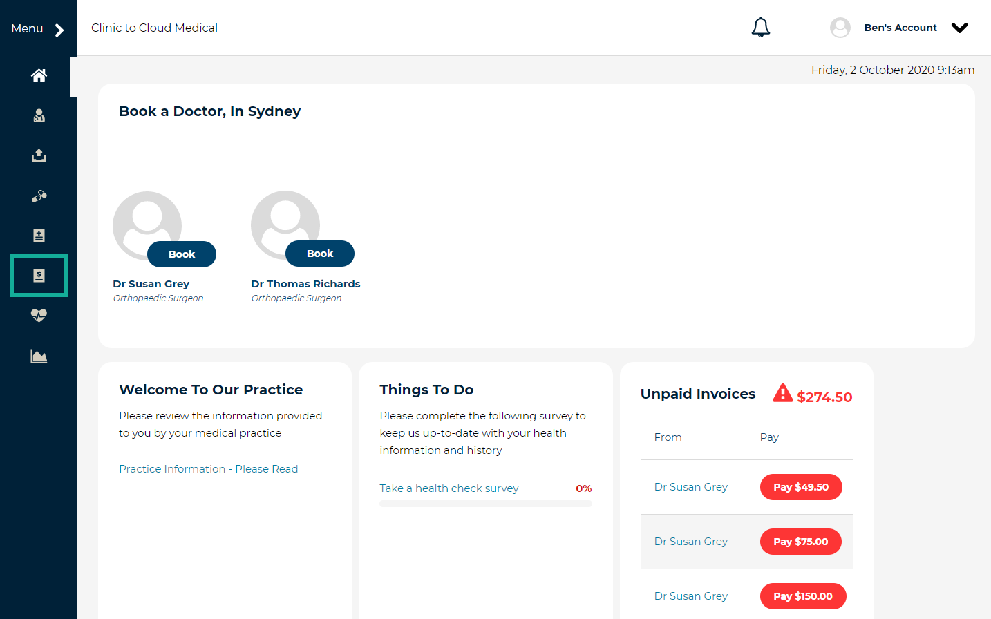 2. go to quotes and invoices