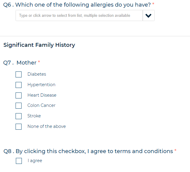 survey example