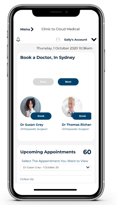 clinic to cloud patient portal